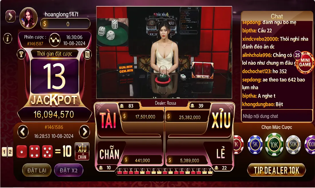 tai xiu livestream sunwin 1